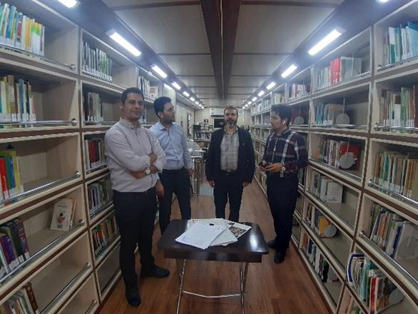بازدید رییس کتابخانه های مشهد